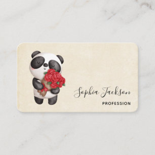 Carte De Visite Cute Panda