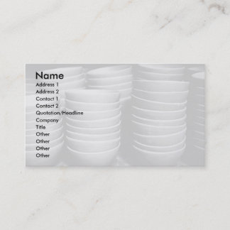 Carte De Visite Cuvettes de poterie