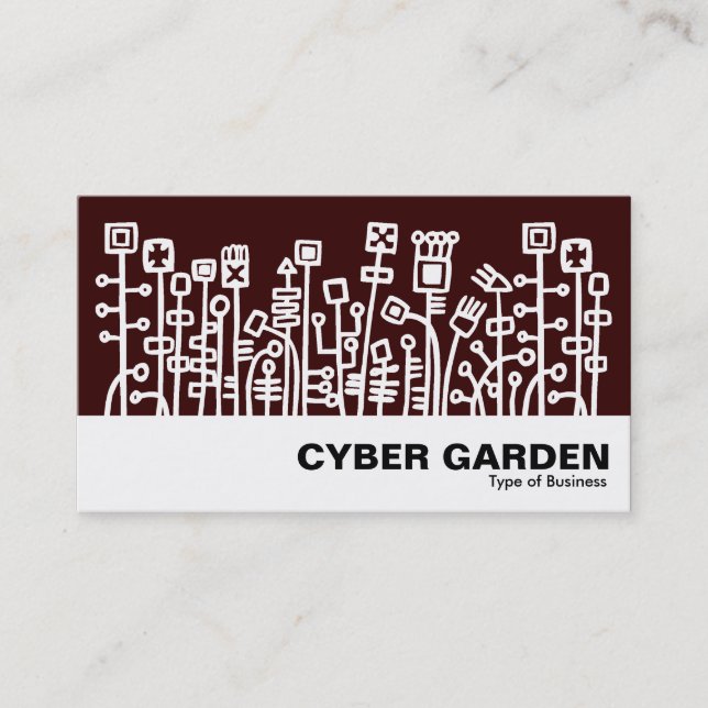 Carte De Visite Cyber Jardin 016 (Devant)