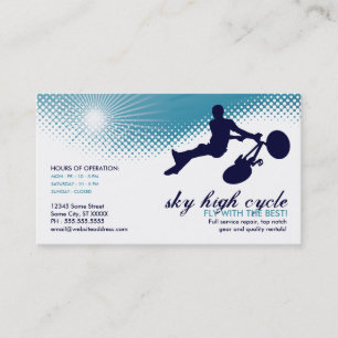 Carte De Visite cycle élevé ciel