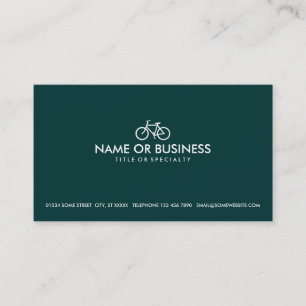 Carte De Visite cycles simples (couleur personnalisable)