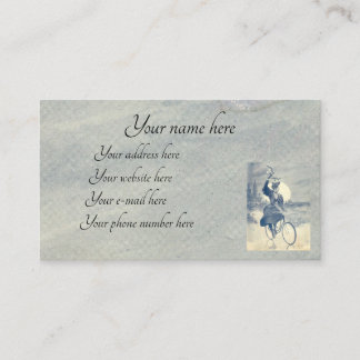Carte De Visite Cycliste victorien
