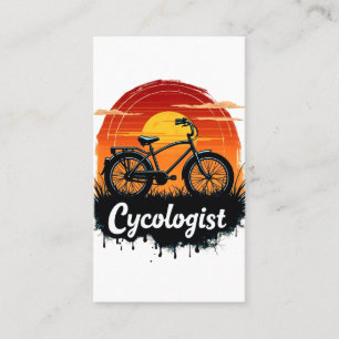 Carte De Visite Cycologiste Aventure à vélo : Tir graphique au cou