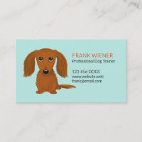 Dachshund roux | Doxie mignon chien de dessin