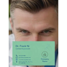Carte de visite d'acupuncture Carte de visite de