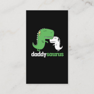 Carte De Visite Daddysaurus Dinosaur Père Dino Papa