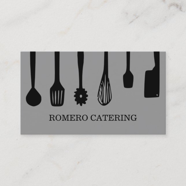 Carte de visite d'affaires de restaurant de traite (Devant)
