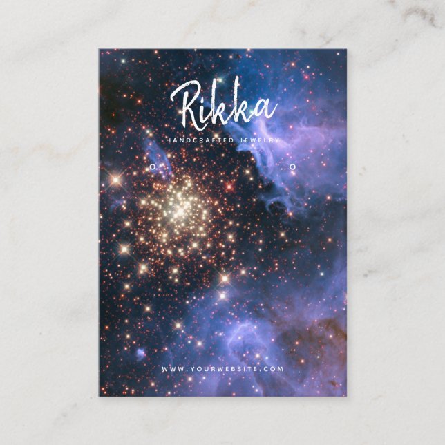 Carte de visite d'affichage de l'oreille spatiale (Devant)