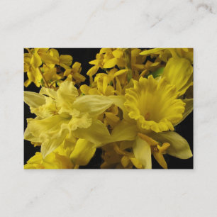 Carte De Visite Daffodiles et Forsythia ATC