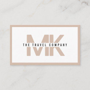 Carte de visite d'agent d'agence de voyages