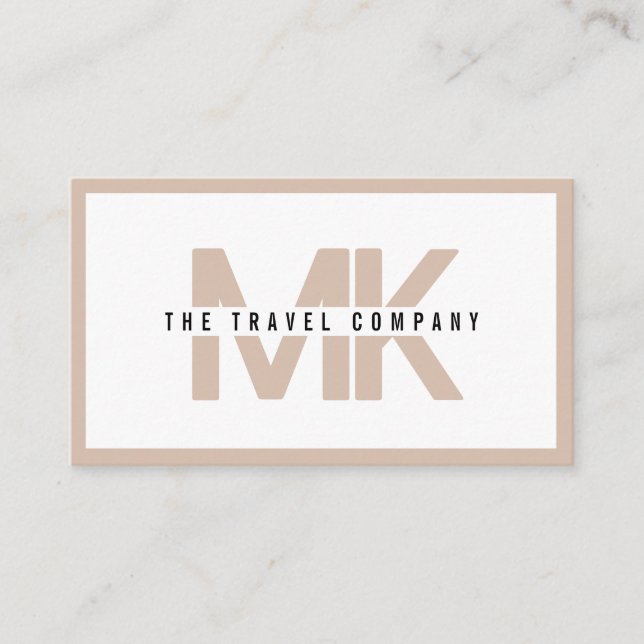 Carte de visite d'agent d'agence de voyages (Devant)