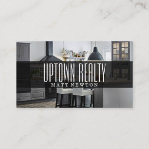 Carte de visite d'agent immobilier de City Real Es
