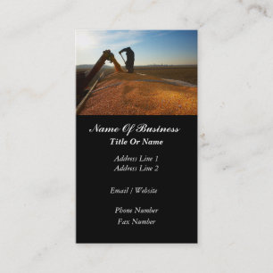 Carte de visite d'agriculture