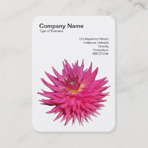 Carte De Visite Dahlia rose