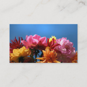 Carte De Visite Dahlias ATC