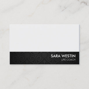 Carte de visite d'aide personnelle de coach de vie