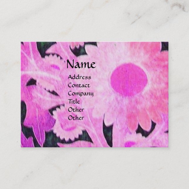 CARTE DE VISITE DAISY / MARGUERITE / MARGHERITA (Devant)