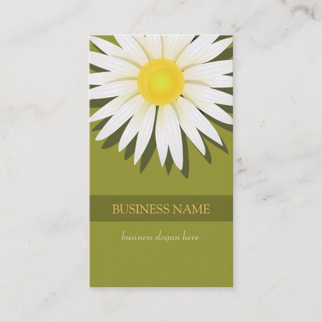 Carte De Visite Daisy Olive Business (Devant)
