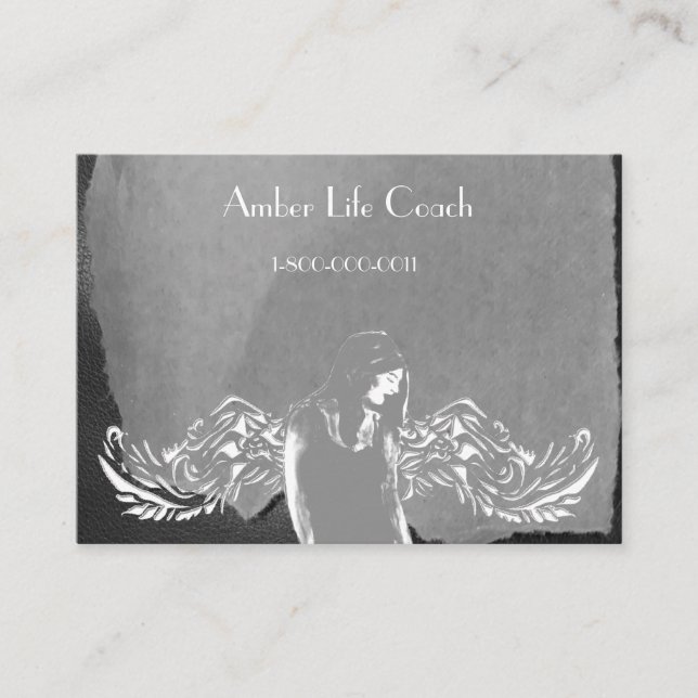 Carte de visite d'Allumage Spirituel Angel (Devant)