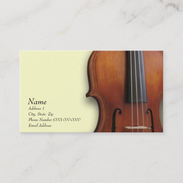 Carte de visite d'alto de violon pour le site de (Devant)