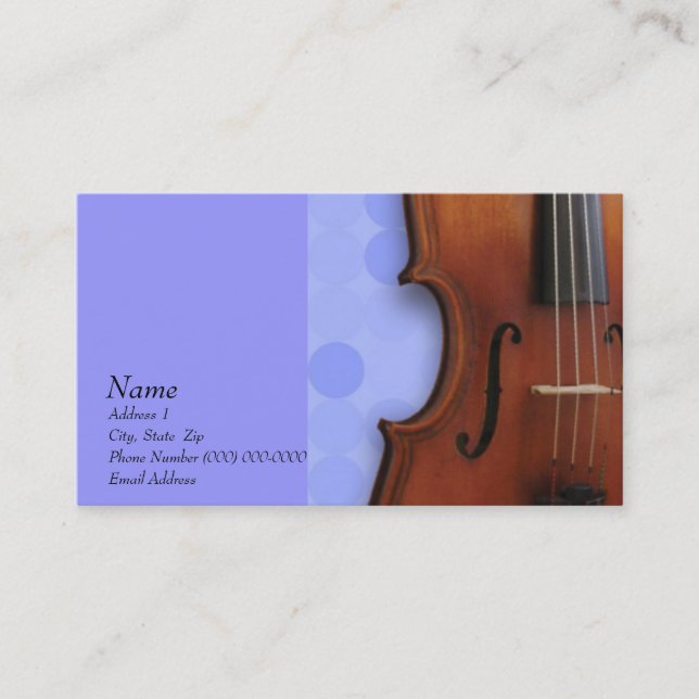 Carte de visite d'alto de violon pour le site de (Devant)