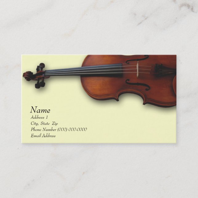 Carte de visite d'alto de violon pour le site de (Devant)