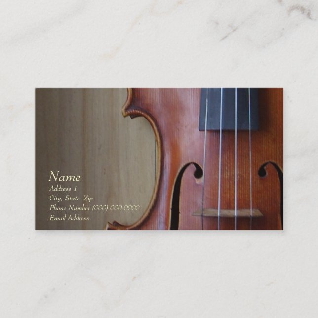 Carte de visite d'alto de violon pour le site de (Devant)