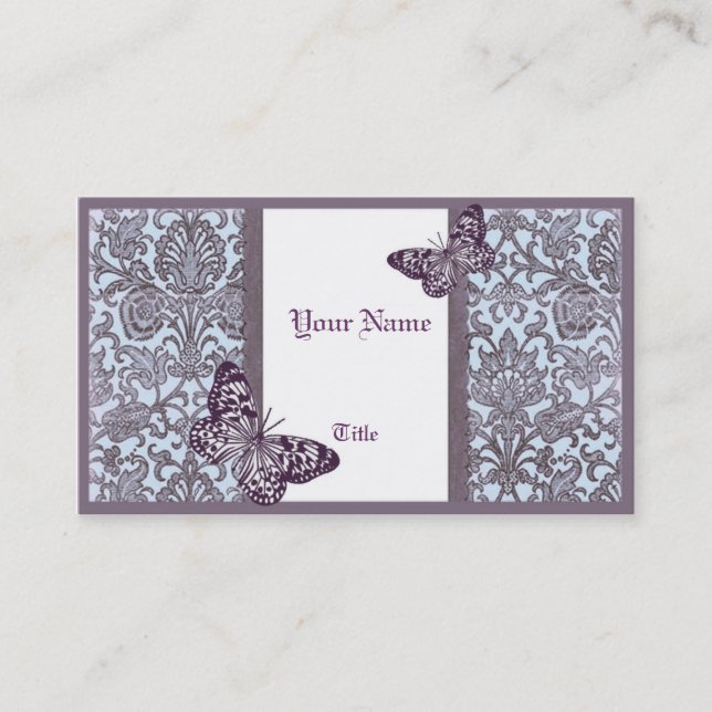 Carte De Visite Damas orientales(violet)Carte de visite (Devant)
