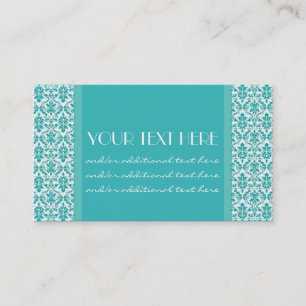 Carte De Visite Damassé de Blue&White