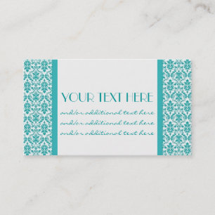 Carte De Visite Damassé de Blue&White