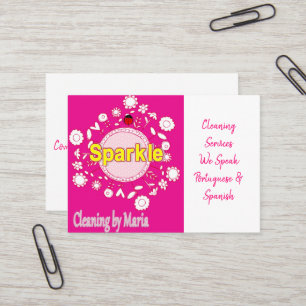 Carte de visite, Dame du ménage