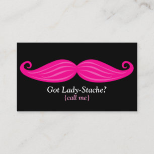 Carte De Visite Dame-Stache Bizcard