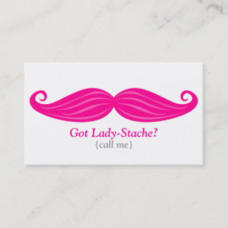 Carte De Visite Dame-Stache Bizcard