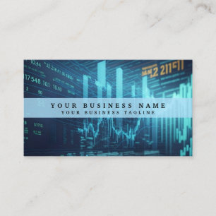 Carte de visite d'analyste financier