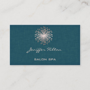 Carte De Visite Dandelion à texture chic professionnel
