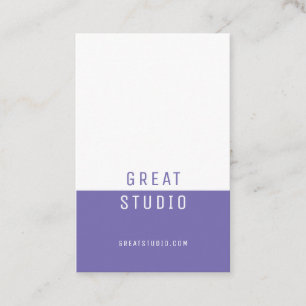 Carte de visite dans le style minimaliste