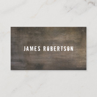 Carte de visite dans un style brutal avec texture