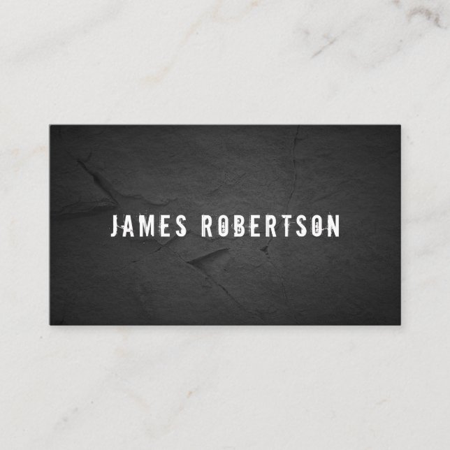 Carte de visite dans un style brutal pour votre en (Devant)