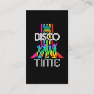 Carte De Visite Danse 80s 90s Party Music Disco Retro