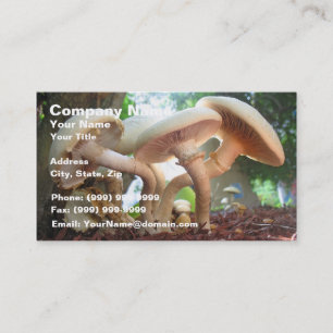 Carte De Visite Danse de champignons