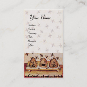 Carte De Visite DANSE DES ABEILLES À MIEL ,QUATRE ÉLÉMENTS,Sceau d
