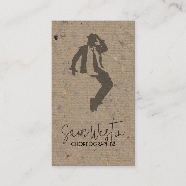 Carte De Visite Danseur Chorégraphe (Devant)