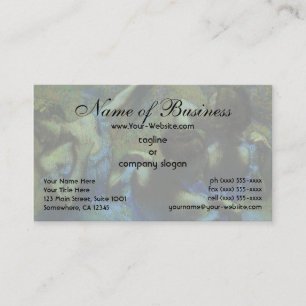 Carte De Visite Danseuses bleues par Edgar Degas