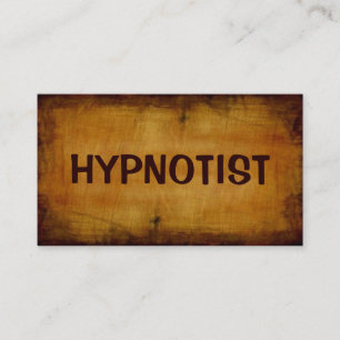 Carte de visite d'antiquité Hypnotist