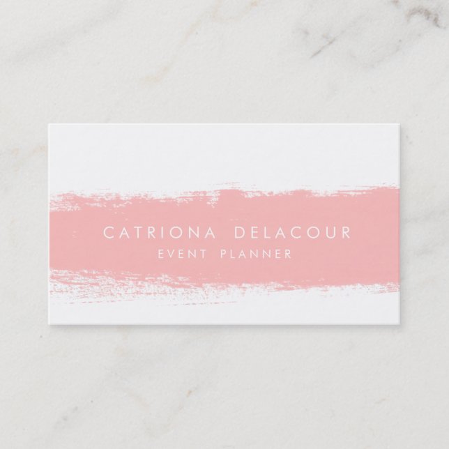 Carte de visite d'aquarelle Abstrait (Devant)