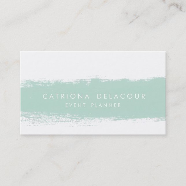Carte de visite d'aquarelle Abstrait (Devant)