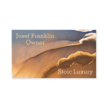 Carte de visite d'aquarelle Abstrait moderne