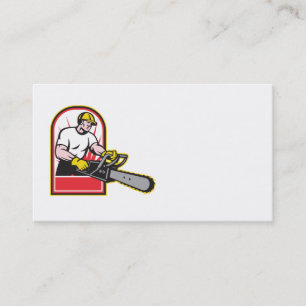 carte de visite d'arboriste de pruner de trimmer