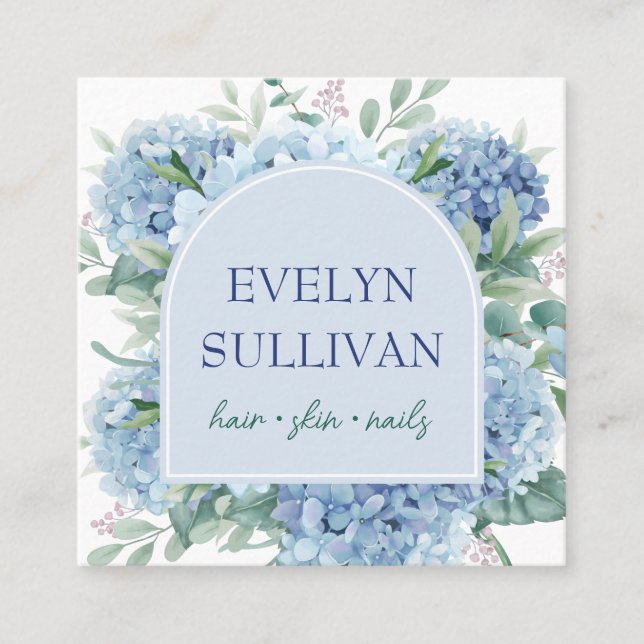Carte de visite d'arche d'Hydrangea (Devant)