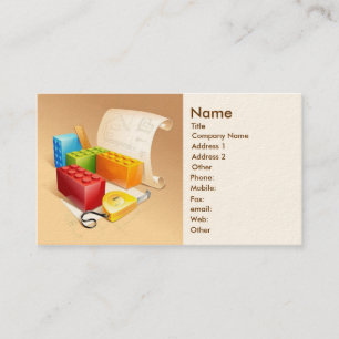 Carte de visite d'architecte